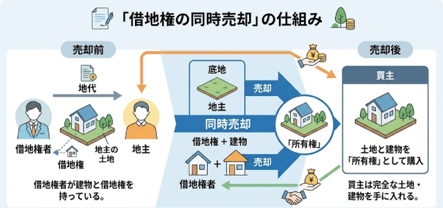 同時売却の構造図