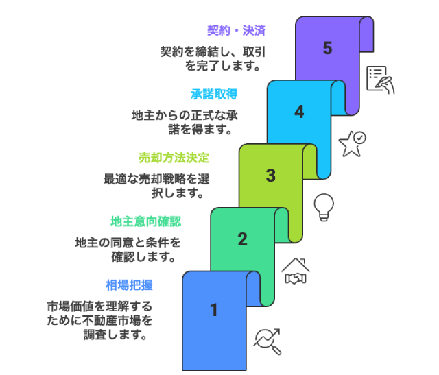売却までの5ステップ