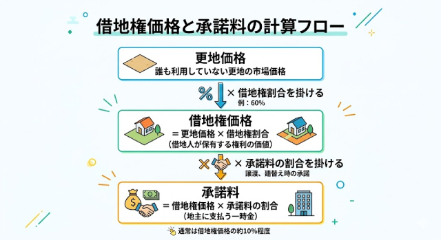 承諾料計算フロー図