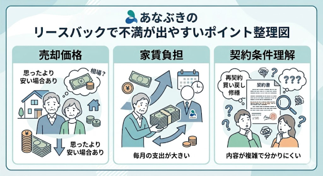 あなぶきのリースバック 口コミ