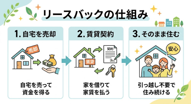リースバックの仕組み