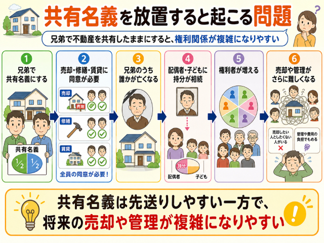 相続不動産 兄弟 揉める