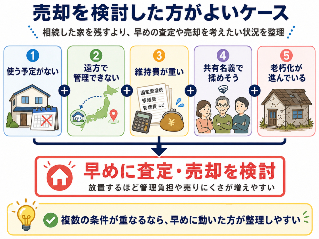 相続した家 売らないとどうなる