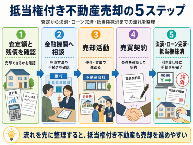 抵当権付き不動産 売却