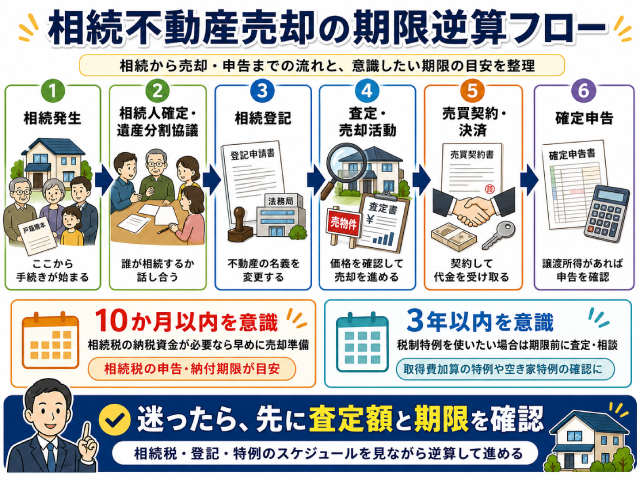 相続 不動産 売却 期限