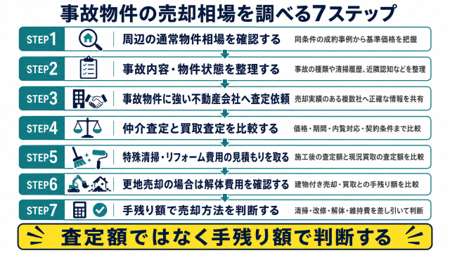 事故物件 売却 相場 調べる
