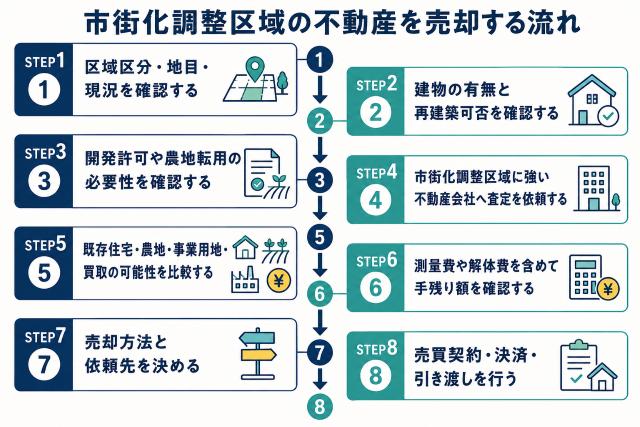 市街化調整区域 不動産 売却 流れ