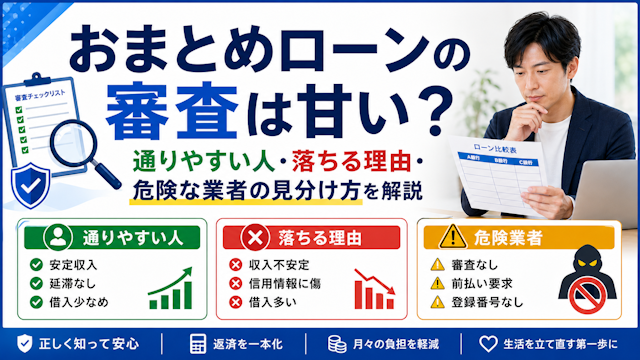 おまとめローン 審査 甘い
